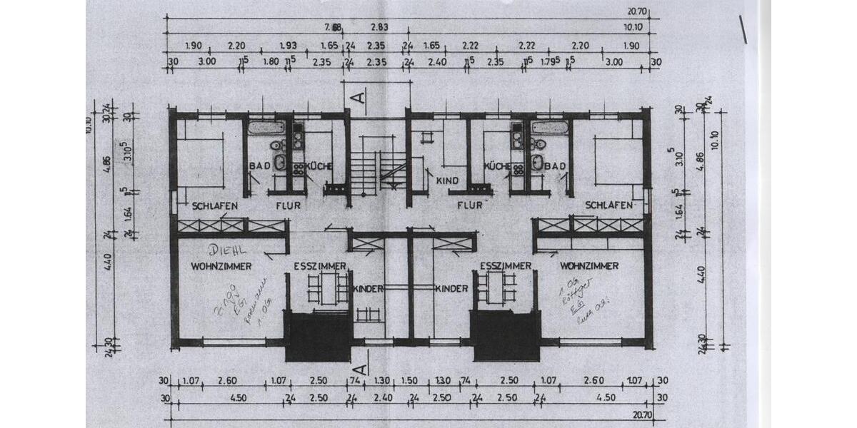 Etagenwohnung Dillenburg - 3 Zimmer, 73 m&sup2;, 155.000&euro; | Angebot:25652630