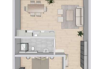 Wohnung Biebertal-Königsberg Königsberg - 2 Zimmer, 70 m&sup2;, 650&euro; | Angebot:26116428