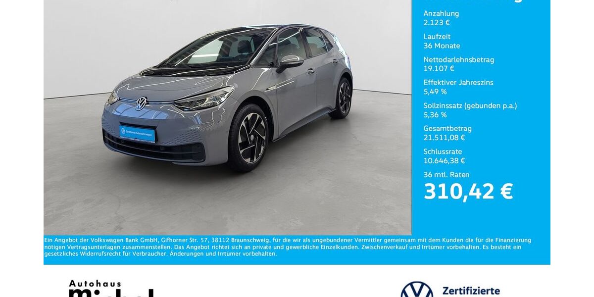 VW ID.3 77.300 km 21.230 &euro; Gießen 35394