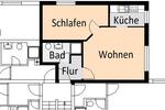 Etagenwohnung Weimar (Lahn) - 2 Zimmer, 50 m&sup2;, 595&euro; | Angebot:26581587