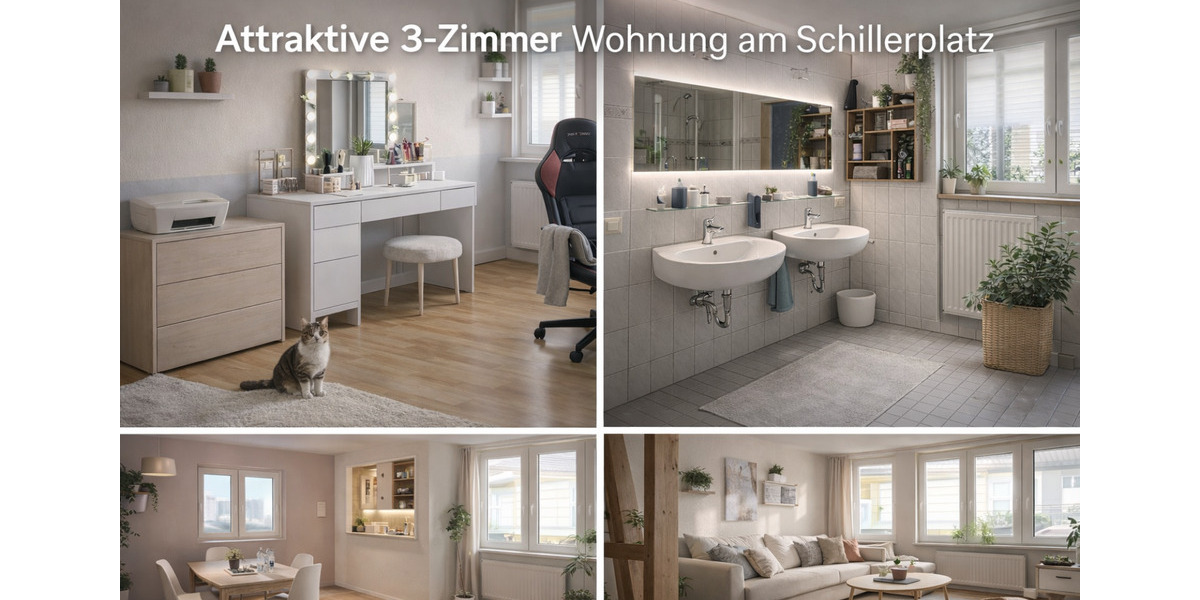 Etagenwohnung Wetzlar - 3 Zimmer, 67 m&sup2;, 920&euro; | Angebot:25859890