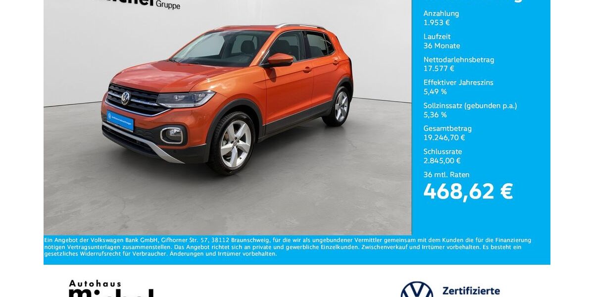 VW T-Cross 16.200 km 19.730 &euro; Gießen 35394