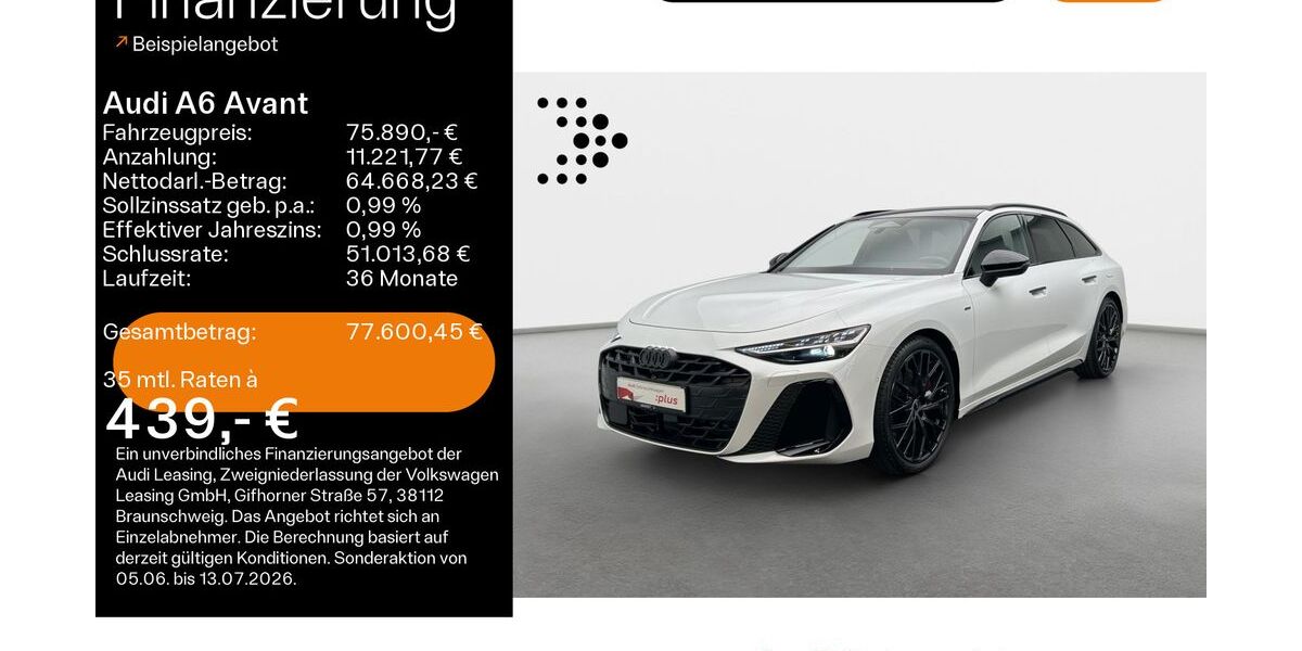 Audi A6 1.186 km 74.890 &euro; Bad Nauheim 61231