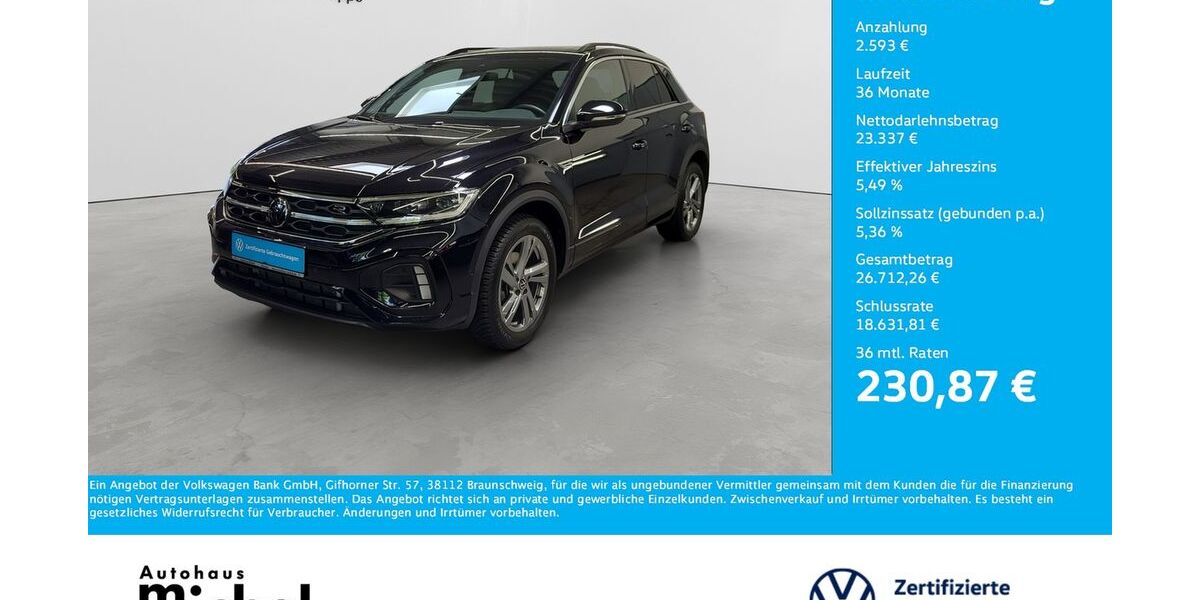 VW T-Roc 23.300 km 25.930 &euro; Gießen 35394