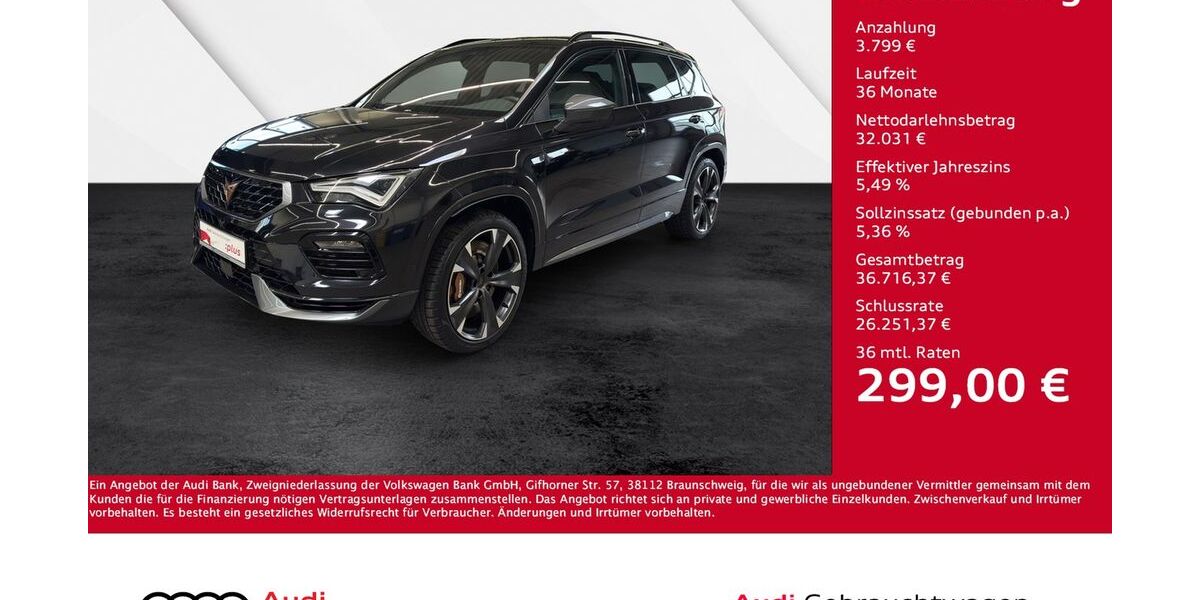 Cupra Ateca 33.500 km 33.530 &euro; Giessen 35394