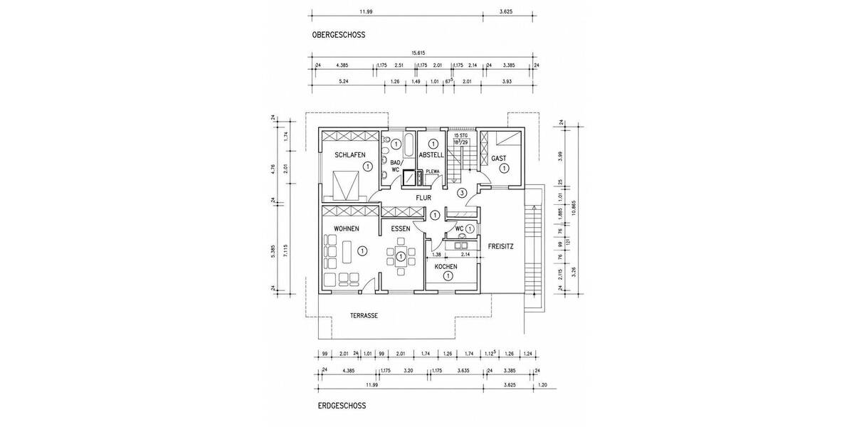 Mehrfamilienhaus, Wohnhaus Wettenberg Wißmar - 4 Zimmer, 276 m&sup2;, 515.000&euro; | Angebot:26596227