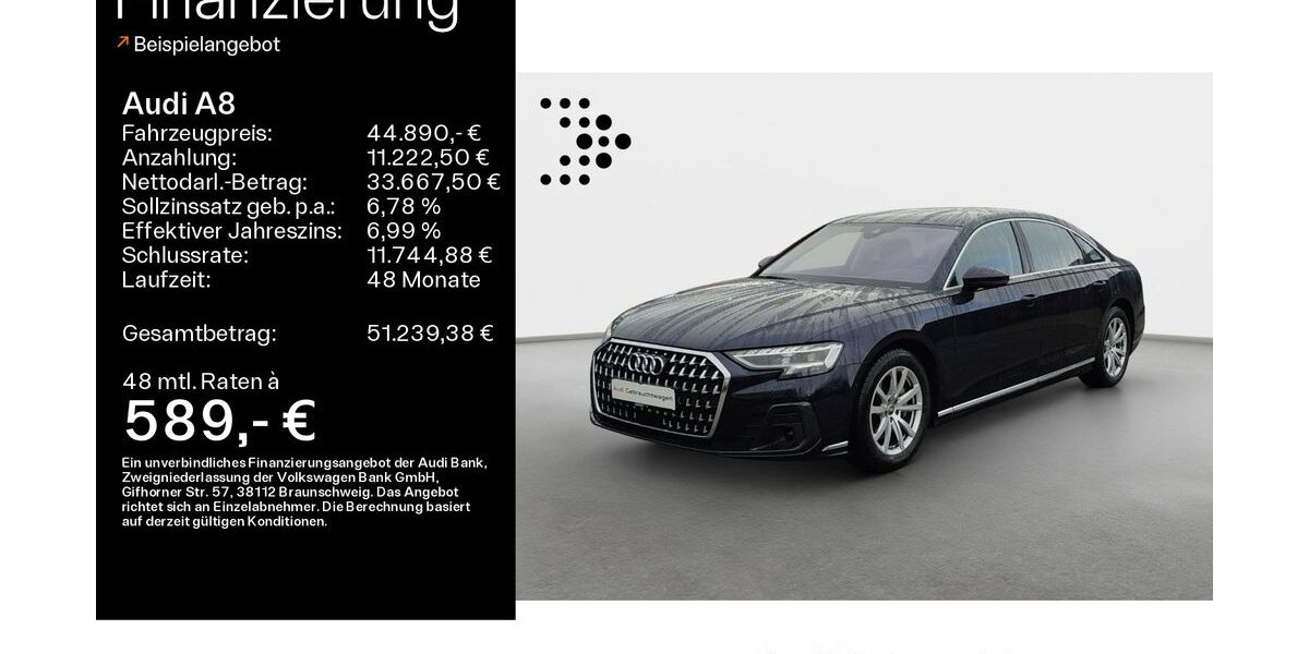 Audi A8 97.869 km 44.890 &euro; Bad Nauheim 61231