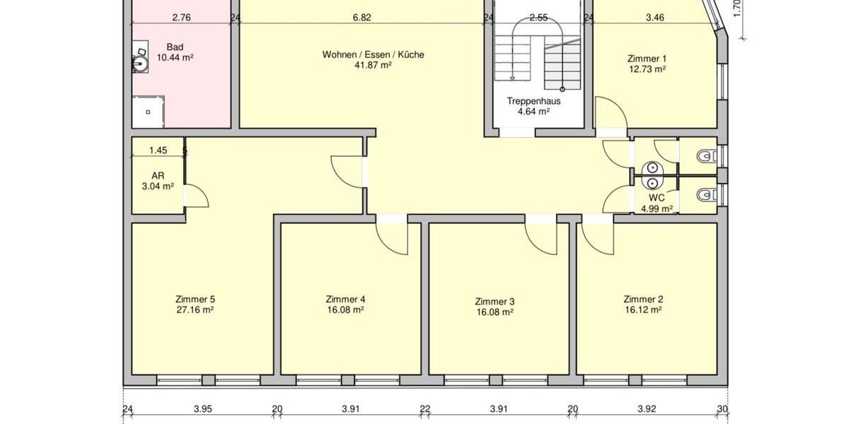 Etagenwohnung Gießen - 1 Zimmer, 150 m&sup2;, 2.650&euro; | Angebot:24300688